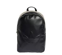 adidas Originals - Zaino nero in poliuretano con trifoglio delineato One Size