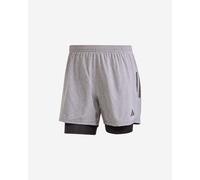 Adidas Otr B 2in1 M - Short Running - Uomo - Grigio S