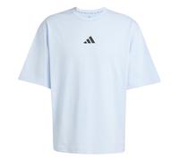 adidas Oversize Maglietta Uomini - Blu, Nero, Taglia: L