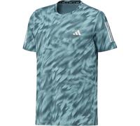 Adidas - T-shirt leggera e traspirante a maniche corte - OTR Aop Tee M Mint Ton Preloved Teal per Uomo - Taglia S - Blu Blu S