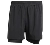 adidas - Own the Run Bars Shorts 2in1 - Pantaloncini da running M nero