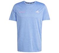 adidas - Own The Run Melange T-Shirt - Maglia da corsa S blu