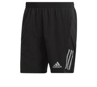 Adidas Own The Run Shorts, Pantaloncini Uomo, Black/Reflective Silver, L 9 Inch