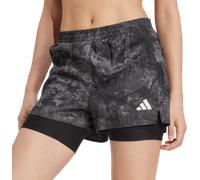 Pantaloncini Shorts Running DONNA Adidas OTR SD 2in1 Nero Poliestere