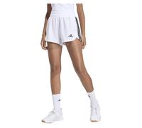 adidas Femme Pacer Workout Woven High Rise Shorts, White/Black, XS 5 inch