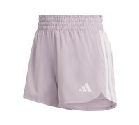 adidas Femme Pacer Workout Woven High Rise Shorts, preloved Fig/White, XS 5 inch