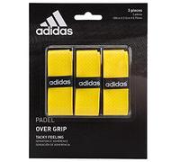 adidas Microforatura per una maggiore aderenza! Con il Padel Overgrip 3 di adidas, avrete sempre una presa sicura e salda. Il grip tape del set da 3 è caratterizzato in particolare dalla microperforazione, che garantisce una presa unica e duratura del grip tape. Morbido e assorbe il sudore. Il Padel Overgrip di adidas è particolarmente adatto ai giocatori che preferiscono overgrip appiccicosi e morbidi e si distingue per l'estrema durata e la microforatura. La superficie del grip tape è leggermente appiccicosa, ma serve perfettamente per una presa sicura, anche quando si suda. Anche dopo sessioni di allenamento molto lunghe, si può beneficiare della presa inflessibile del grip tape adidas. Vedete voi stessi il Padel Overgrip di adidas e non rinunciate più così rapidamente ai punti facili. Caratteristiche: Nastro grip stabile Eccellente presa anche sotto carico pesante Durevole e strutturato