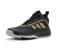 Adidas Pallacanestro Unisex per Bambini Own The Game 3.0, Core Black/Gold Metallico/Mgh Solid Grey, 11