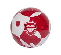 adidas Pallone da calcio unisex per adulti, Arsenal FC Home Club, bianco/Better Scarlet/Team Power Red, 5