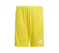 ADIDAS Pantaloncini Calcio Squadra 21 Giallo Bianco Bambino 5-6 Anni
