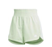 adidas Pantaloncini Corti Pacer Training 3 Strisce Intrecciate a Vita Alta, S, 7,6 cm, Nero, Nero, S