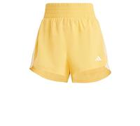 adidas Pantaloncini Corti Pacer Training 3 Strisce Intrecciate a Vita Alta, S, 7,6 cm, Nero, Nero, S