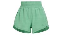 adidas Pantaloncini Corti Pacer Training 3 Strisce Intrecciate a Vita Alta, XL, 7,6 cm, Nero, Nero, XL