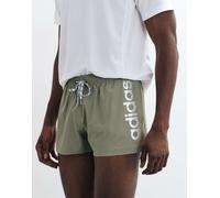 adidas pantaloncini da bagno da training 3in con logo verde XL