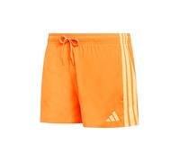 adidas Homme 3 Stripes Swim Shorts 3 inch, Pure Orange/Lucid Tangerine, M