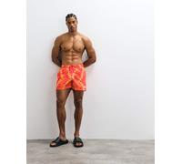 adidas pantaloncini da bagno Training con stampa rossa-Rosso M