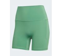 Adidas Leggings corti 3 Stripes Studio All Me Booty 5'' Verde L Donna