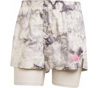 Adidas - Pantaloncini da donna con pantaloncini integrati - OTR Shorts 2In1 W Orbit Grey Black per Donne - Taglia S - Grigio Grigio S