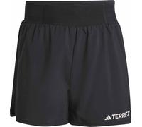 Adidas - Pantaloncini da trail traspiranti con porta bastoncini - Xperior Shorts 5" Black per Uomo in Poliestere Riciclato - Taglia S - Nero