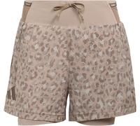Adidas - Pantaloncini short 2 in 1 con asciugatura rapida - W XPL 2in1 Short AOP Alumer Taumer Bruta per Donne in Poliestere Riciclato - Taglia 34 FR - Beige