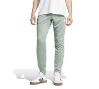 adidas Pantaloni aderenti da uomo Sereno Cut 3 strisce, Argento Verde/Bianco, M