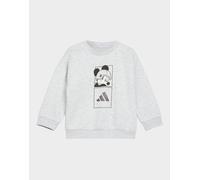 adidas Unisex - Bimbi 0-24 Disney Mickey Mouse Jogger Track_Suit, light grey heather/off white, 6-9 Months