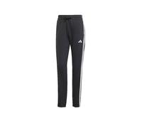 adidas Donna Essentials 3-Stripes French Terry Cuffed Pants, Black/White, L