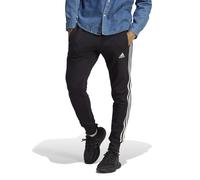 Adidas Pantaloni Essential Terry 2Stripes Black/White da Uomo Nero
