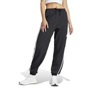 Adidas Pantaloni Essentials 3-Stripes French Terry Cuffed Neri da Donna S Nero