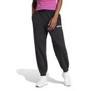Adidas Pantaloni Essentials Linear French Terry Cuffed Black da Donna L Nero
