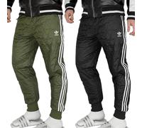 Adidas Pantaloni Invernali Da Uomo Thermohose Jogginghose Caldi Verde Nero