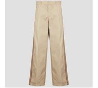 adidas Pantaloni larghi 3 STRIPES PLEATED Trousers in Marrone US 34