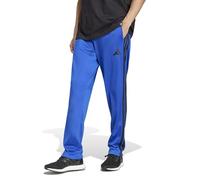Adidas Pantaloni Sportivi da Uomo a 3 Strisce, vestibilità Regolare, Orlo Aperto, Team Blu Reale, XL