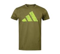 adidas Perfo Script T-Shirt, Verde Oliva, M Uomo