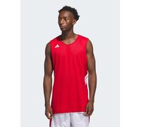 adidas Performance - 3G Speed Aeroready - Maglia da basket double-face rosso power team e bianca 4XL