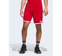 adidas performance - 3g Speed Aeroready - Pantaloncini da basket double-face rosso team power / bianchi XL