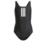 adidas Bambina 3-STRIPES SWIMSUIT KIDS, Black / White, 7-8 Years