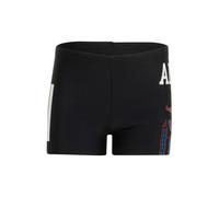 adidas Bambini e Ragazzi Marvel Spider-Man Swim Boxers Swimwear, Black, 7-8 Years