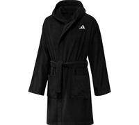 Accappatoio con cappuccio adidas Logo nero puro - M