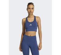 adidas performance - Adi365 - Reggiseno da corsa con supporto medio e tasca indaco tecnico-Blu 2XL