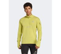 adidas performance - Adi365 Running Climawarm+ - Maglia da corsa color lime preloved con zip corta-Verde XL