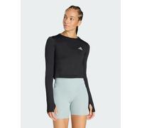 adidas performance - Adi365 Running Essentials - Camicia a maniche lunghe nera-Nero L