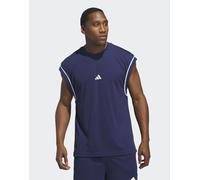 adidas Performance - Adidas Basketball All-World - Top senza maniche blu navy team 2 / blu navy team M
