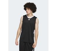 adidas Uomo Basketball Legends Tank, Black/White, XL