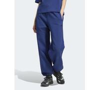 adidas performance - adidas kit - Pantaloni ampi blu scuro con fondo elasticizzato e logo piccolo M