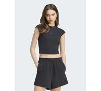 adidas performance - adidas kit - T-shirt nera a coste con logo piccolo-Nero M