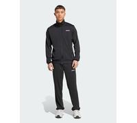 adidas Uomo LINEAR TRACKSUIT, Black/Silver Metallic, M