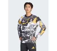 adidas performance - adidas real madrid avengers 25/26 - Top caldo pre-partita bianco/nero/oro XS