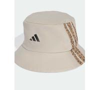 adidas performance - adidas sportswear - Cappello da pescatore beige/nero con stampa leopardata e 3 strisce-Neutro L-XL