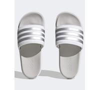 adidas Performance - Adilette - Sliders con plateau color bianco nuvola/zero metallizzato/g 42